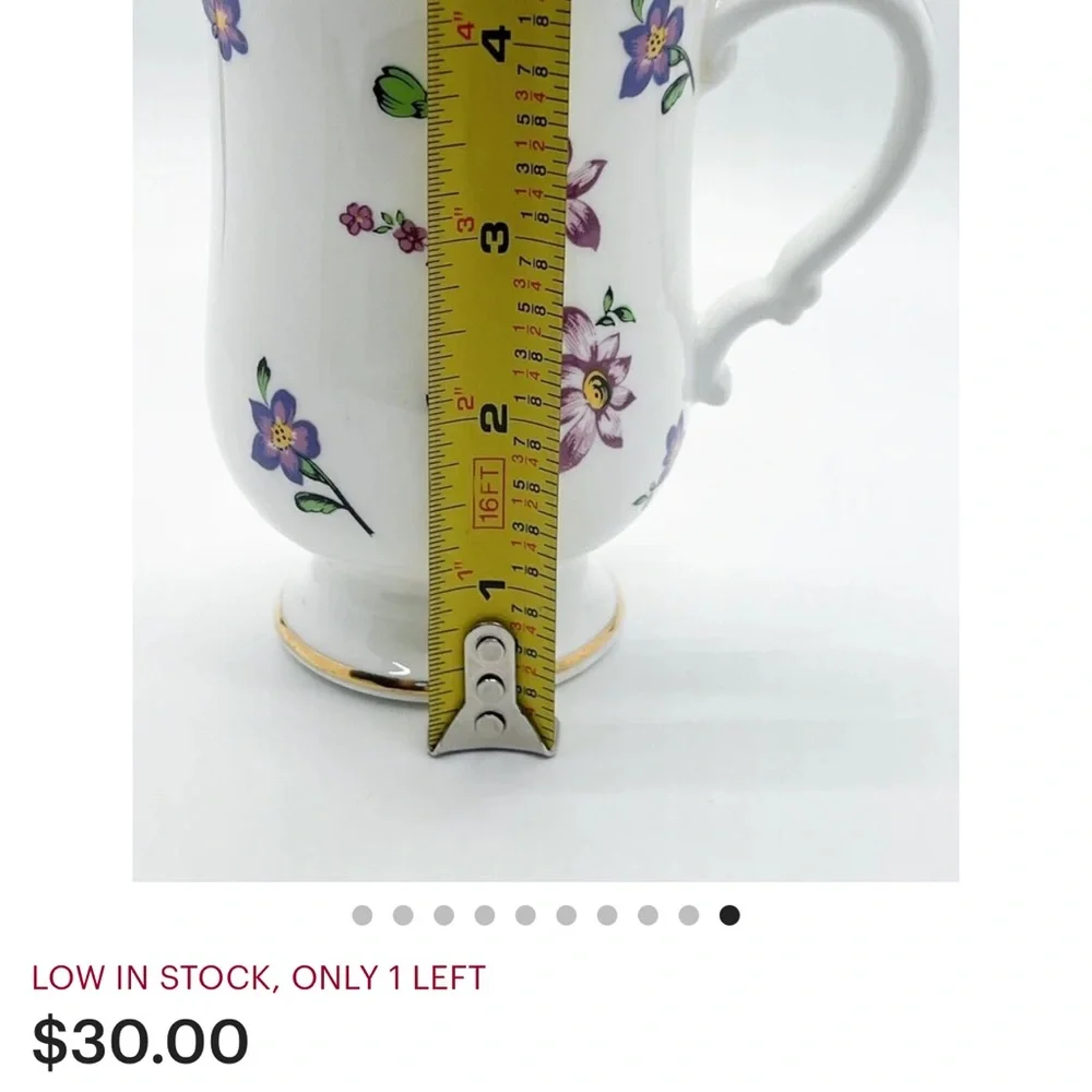 #1366*Floral Royal England Vintage Fine Bone China Tea Mug Collection - Picture 5 of 15